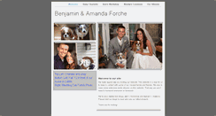 Desktop Screenshot of amandaandbenjamin.com